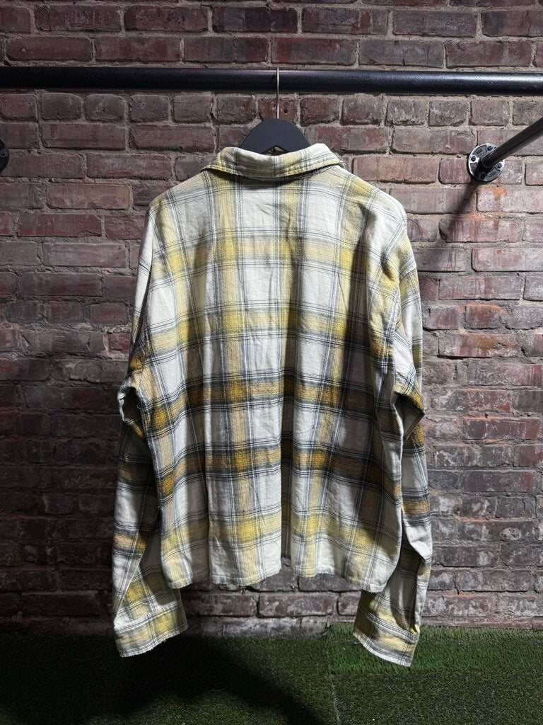 Vale State Yellow Rhinestone Flannel Sz. XL