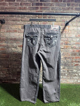 True Religion x Blu Boy Grey Jeans Sz. 38