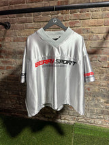 GV Gallery Berry Sport Football Jersey Sz. M