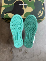 Bape Bapesta Teal/White Sz. 6