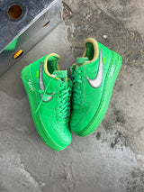 Off-White X Nike AF1 Brooklyn Green Spark Sz. 6.5M