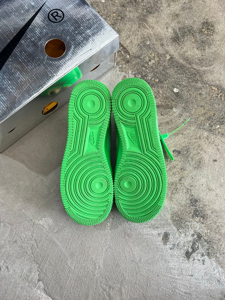 Off-White X Nike AF1 Brooklyn Green Spark Sz. 6.5M