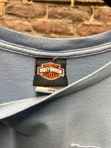 Vintage Harley Davidson Charleston Blue L/S Tee Sz. M