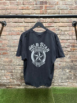 Vintage Harley Davidson Gold Star Black Tee Sz. XL