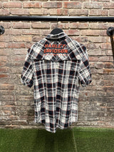 Vintage Harley Davidson Plaid Button-Up Sz. M