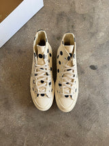 CDG x Converse Chuck Taylor High Polka Dot Sz. 7