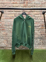 HMDD Green Crystal Zip-Up Hoodie Sz. L
