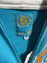 Shmack Zip-Up Hoodie Blue/Orange Sz. M