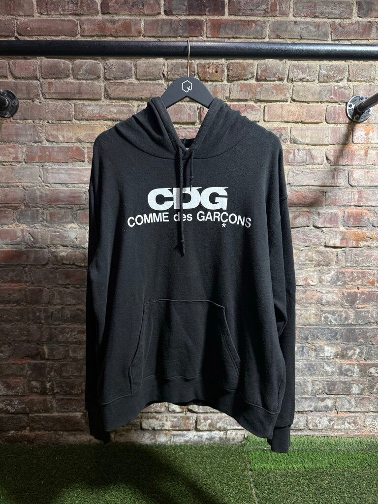 CDG Hoodie Black Sz. XL