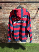 Supreme X Martine Rose Pin Stripe Hoodie Sz. L