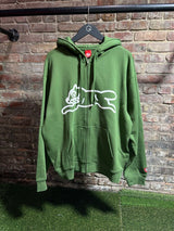 BBC X Ice Cream Zip-Up Olive Green Sz. L