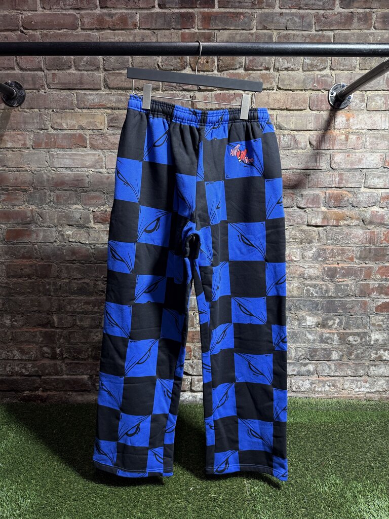 Matty Boy Las Vegas Anti Promo 99 Eyes Logo Sweatpants Blue Sz. XL
