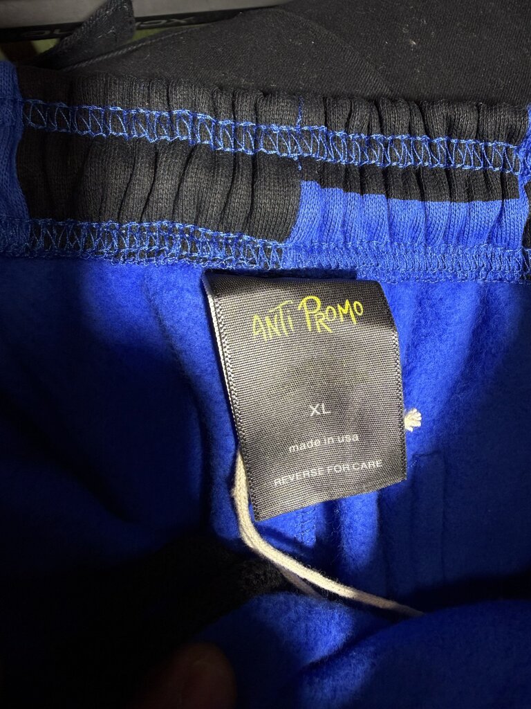 Matty Boy Las Vegas Anti Promo 99 Eyes Logo Sweatpants Blue Sz. XL