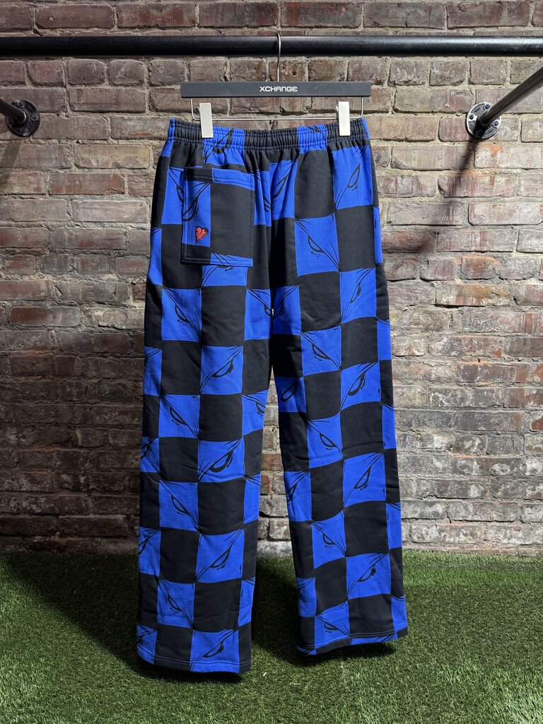 Matty Boy Las Vegas Anti Promo 99 Eyes Logo Sweatpants Blue Sz. XL