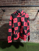 Matty Boy Las Vegas Anti Promo 99 Eyes Logo Hoodie Red Sz. L