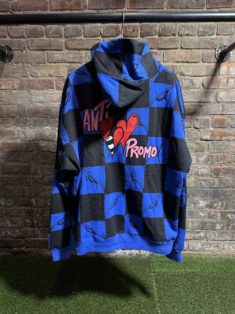 Matty Boy Las Vegas Anti Promo 99 Eyes Logo Hoodie Blue Sz. XL