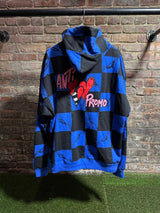 Matty Boy Las Vegas Anti Promo 99 Eyes Logo Hoodie Blue Sz. XL
