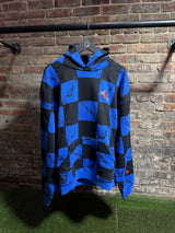 Matty Boy Las Vegas Anti Promo 99 Eyes Logo Hoodie Blue Sz. XL