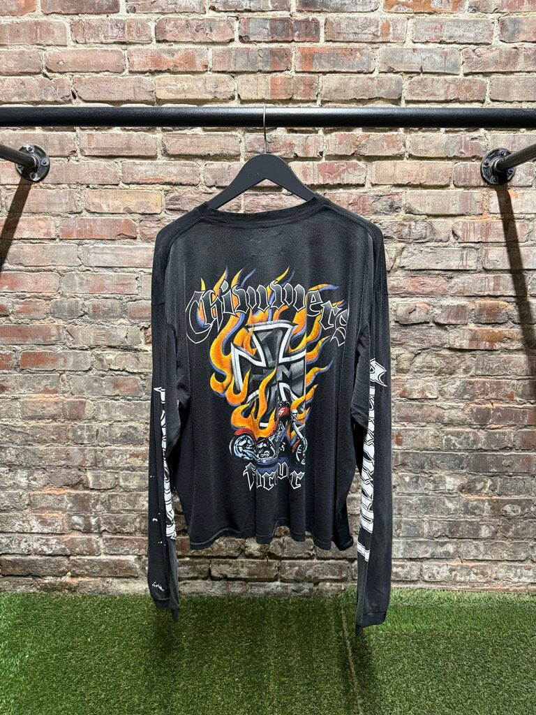 HMDD Ghost Rider L/S Tee Sz. M