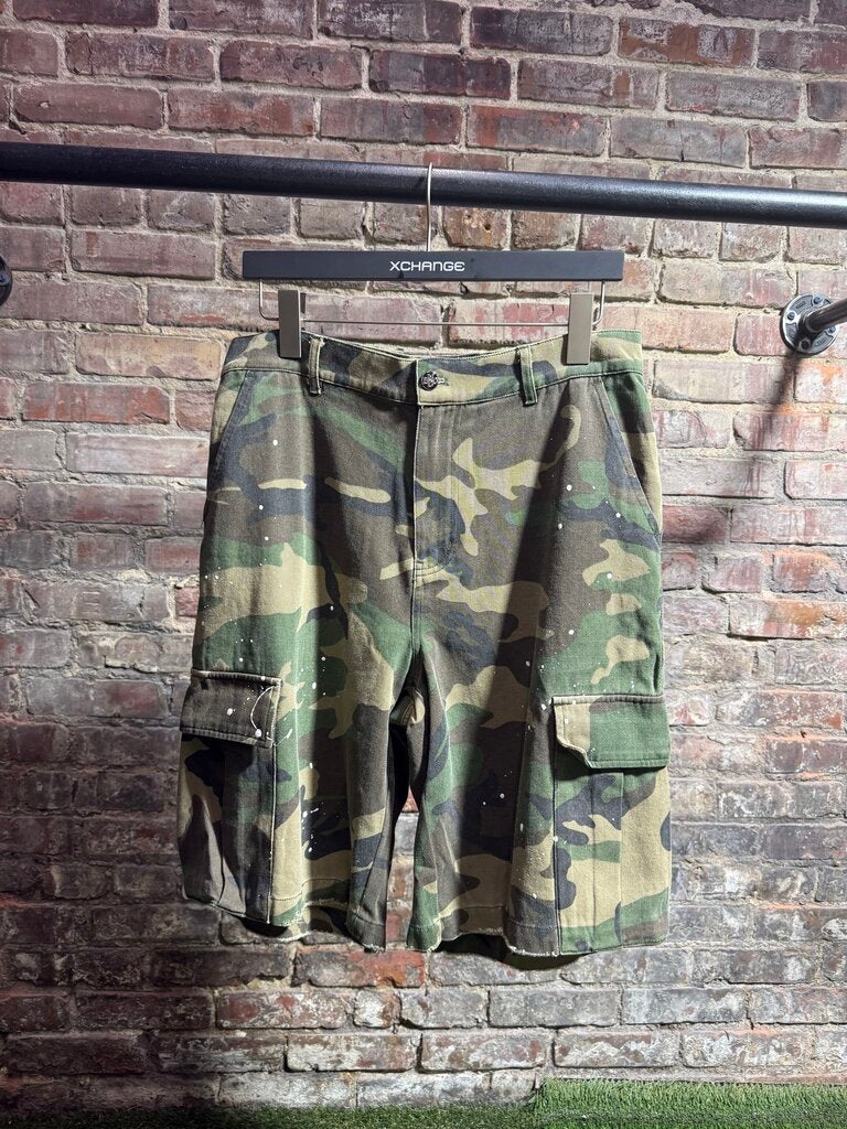 HMDD Camo Worker Shorts Sz. S