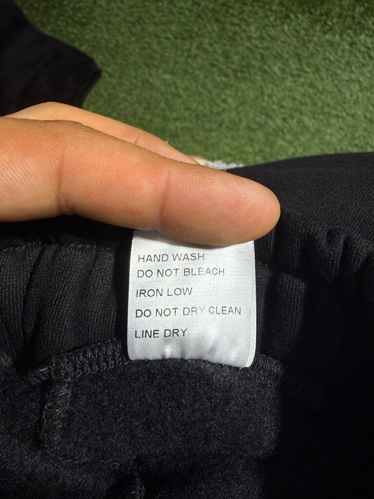 HMDD Blank Black Scrunch Sweats Sz. L