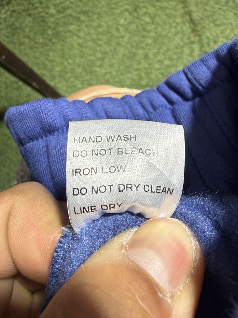 HMDD Blank Blue Scrunch Sweats Sz. M