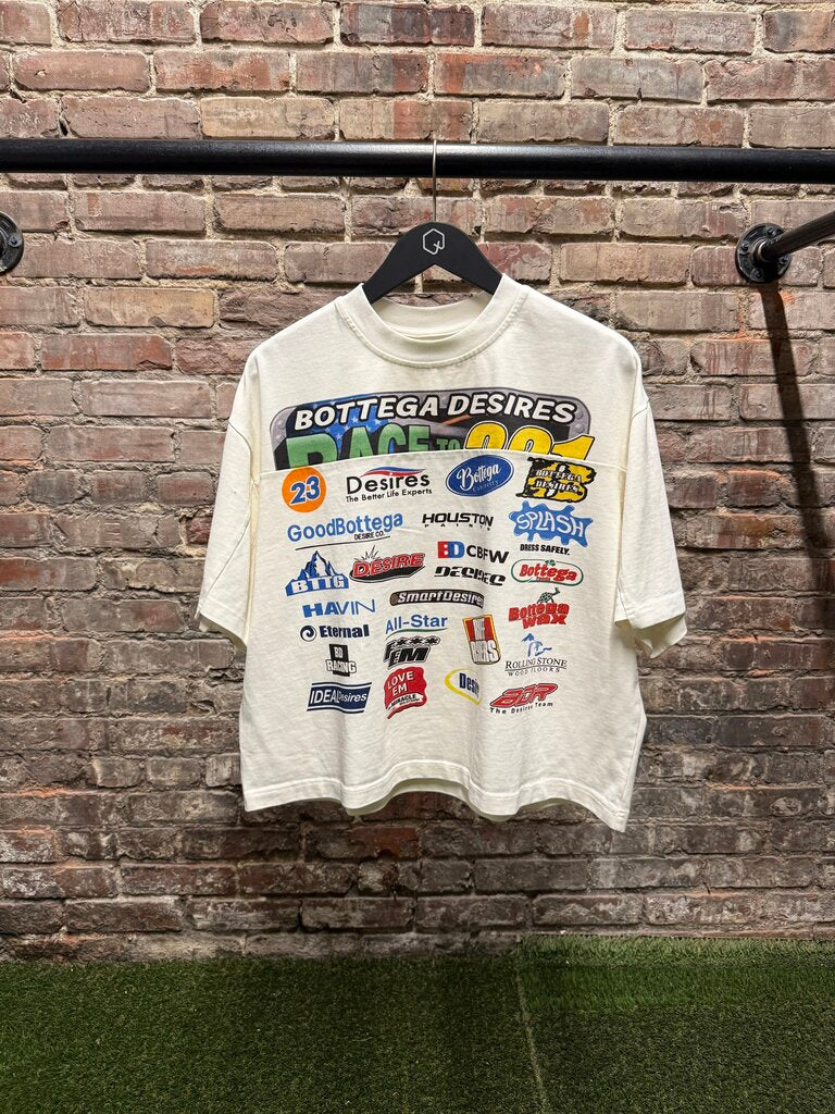 Bottega Desires Racing Tee White Sz. M