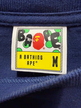 Bape Ape Head College Blue Tee Sz. M