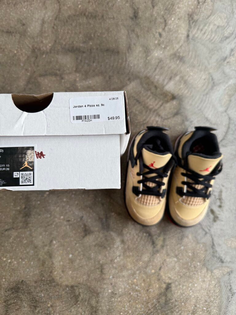 Jordan 4 Pizza sz. 9c