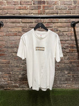 Supreme X Burberry Box Logo White Tee Sz. L`M