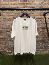 Kith Embossed Gold Arch White Tee Sz. XL