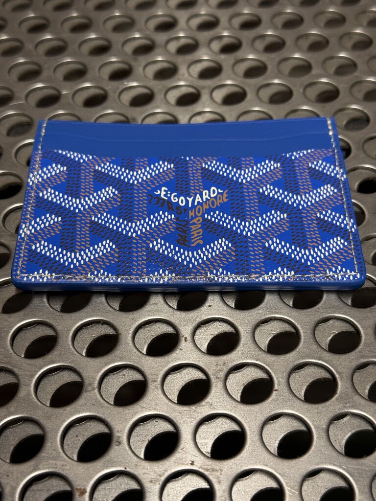 Goyard Card Holder Blue