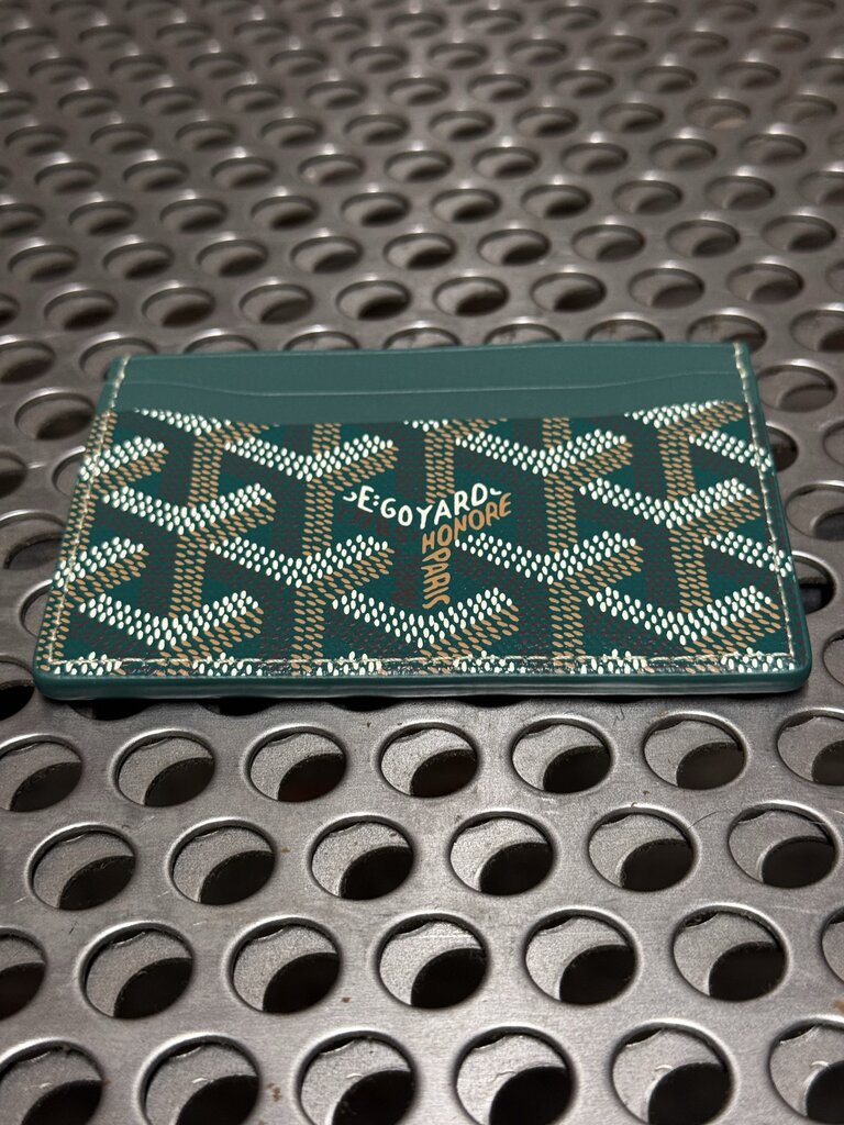 Goyard Card Holder Green