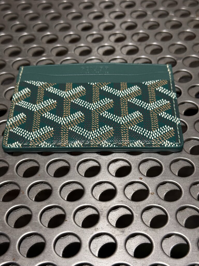 Goyard Card Holder Green