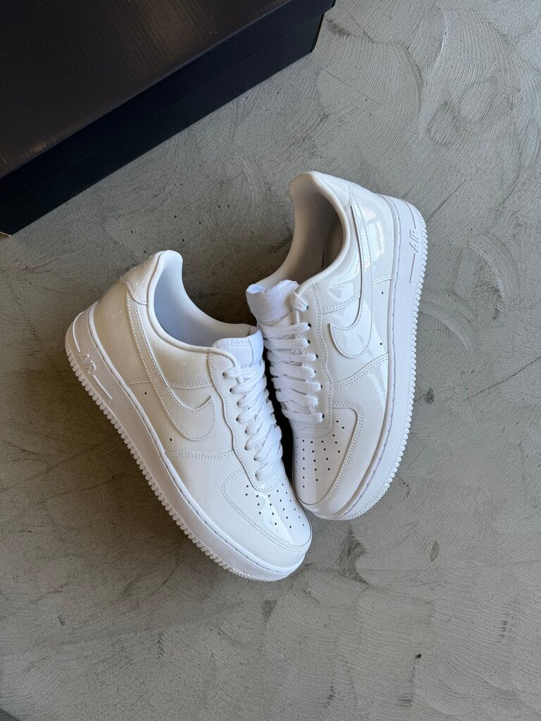 Nike Af1 Low Patent Triple White Sz. 9.5