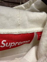 Supreme White/Pink Box Logo Hoodie Sz. L