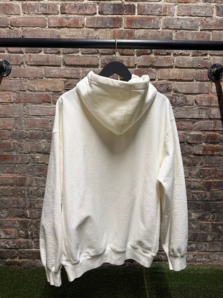 Supreme White/Pink Box Logo Hoodie Sz. L