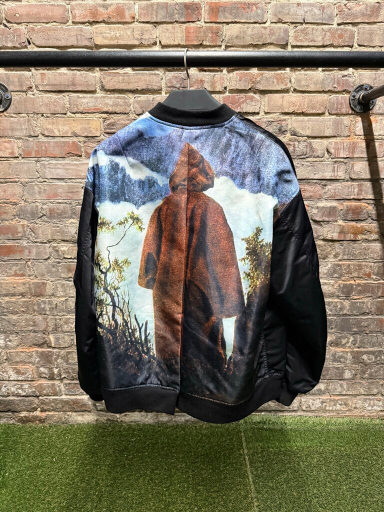 CDG Black Bomber Jacket Sz. L