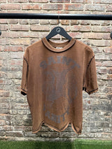 Saint Vanity Logo Brown Tee sz. M