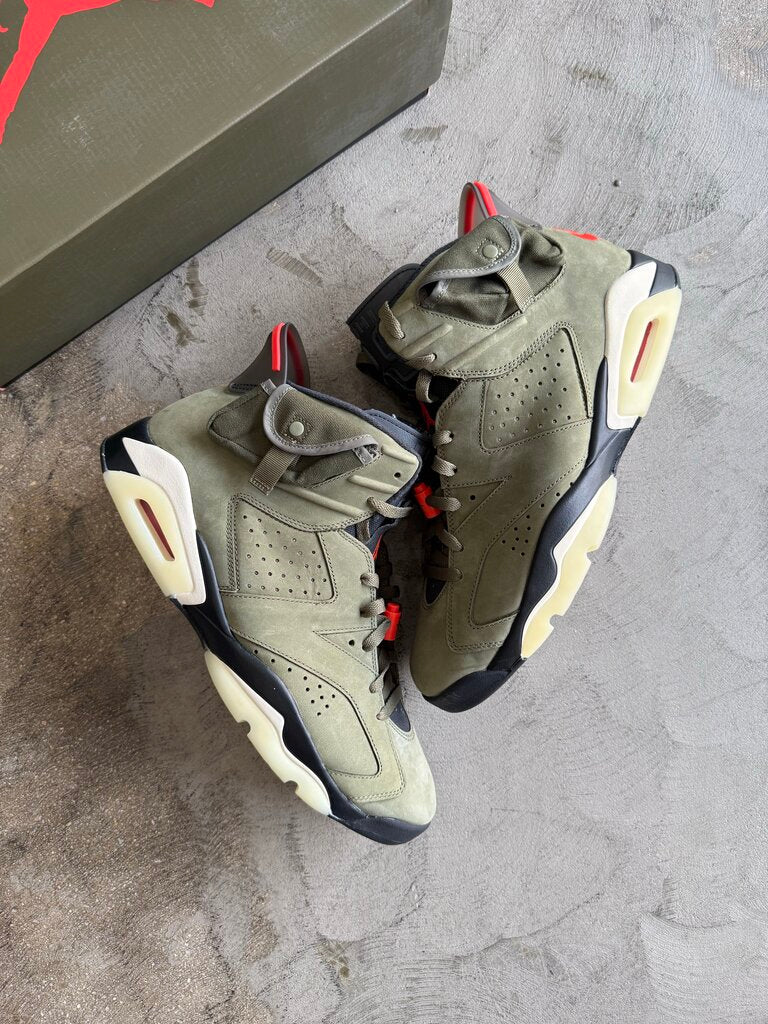 Travis Scott x Jordan 6 Olive sz. 14