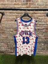 Supreme X Mitchell & Ness Monogram Jersey XL