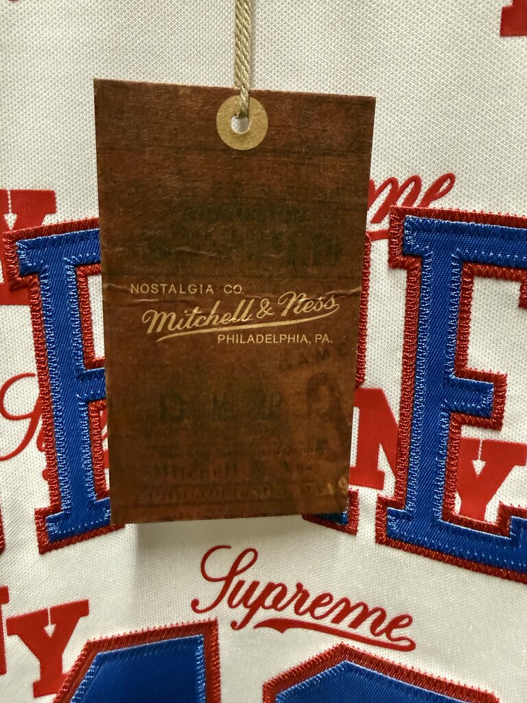 Supreme X Mitchell & Ness Monogram Jersey XL