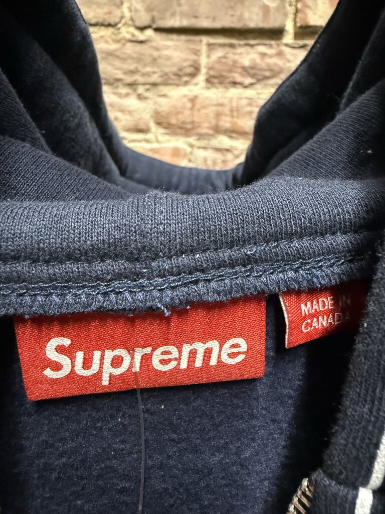 Supreme Devils Stripped Hooded Jacket L