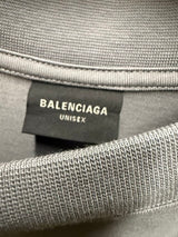 Balenciaga Chest Logo Grey Tee sz. S