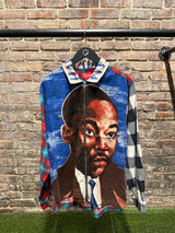 Supreme x Martin Luther King Flannel Zip-up Shirt sz. L