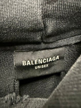 Balenciaga Ripped Pocket Tape Hoodie sz. M
