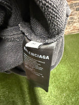 Balenciaga Ripped Pocket Tape Hoodie sz. M