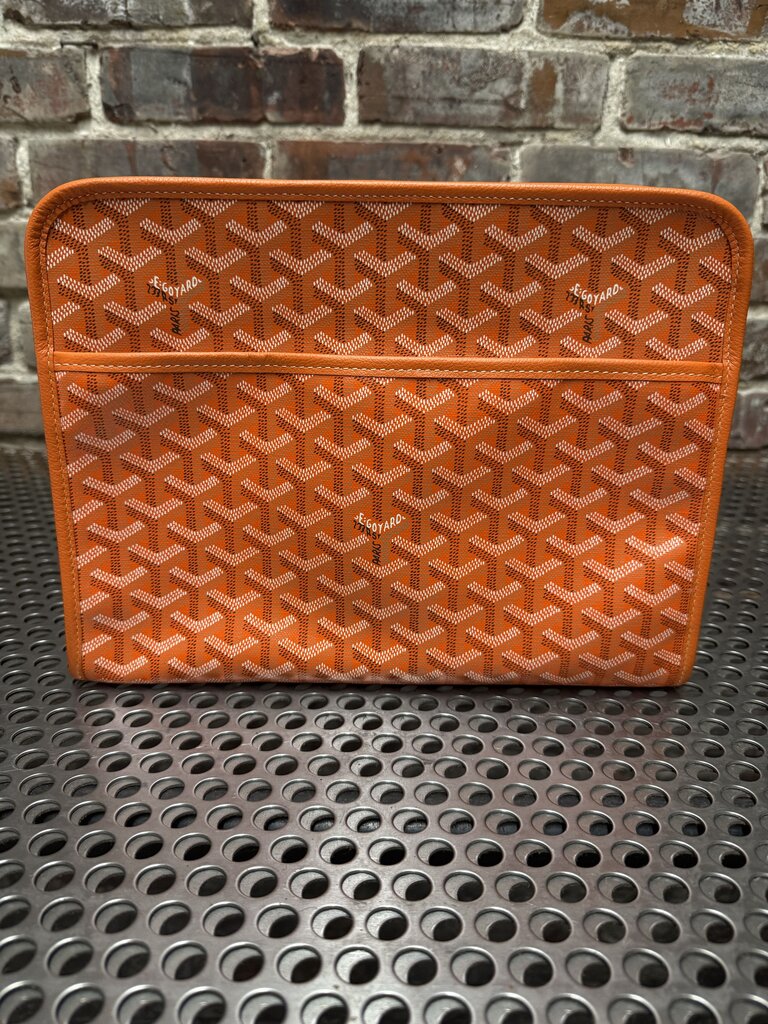 Goyard Jouvence Toiletry Bag PM Orange