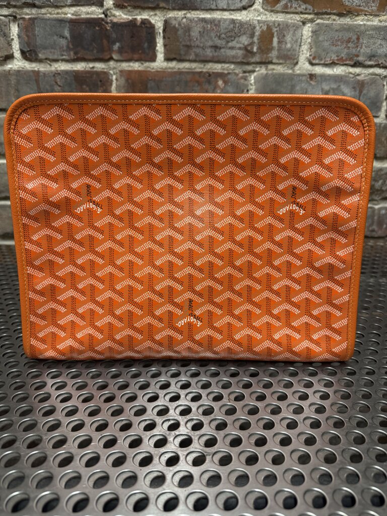 Goyard Jouvence Toiletry Bag PM Orange