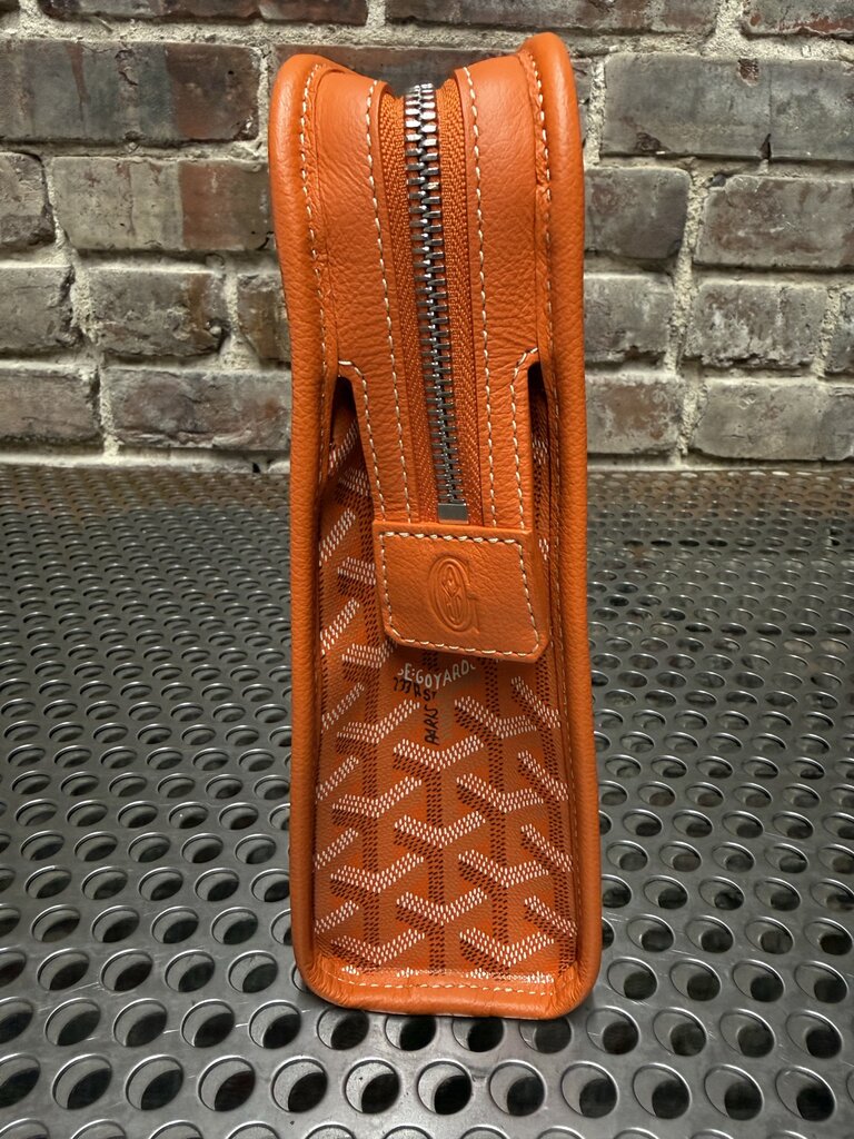 Goyard Jouvence Toiletry Bag PM Orange